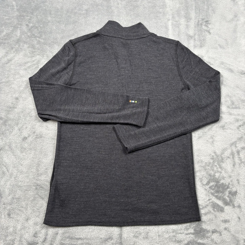 Smartwool Kids Classic Thermal Merino Base Layer 1/4 Zip Pullover Size XL - Picture 7 of 7